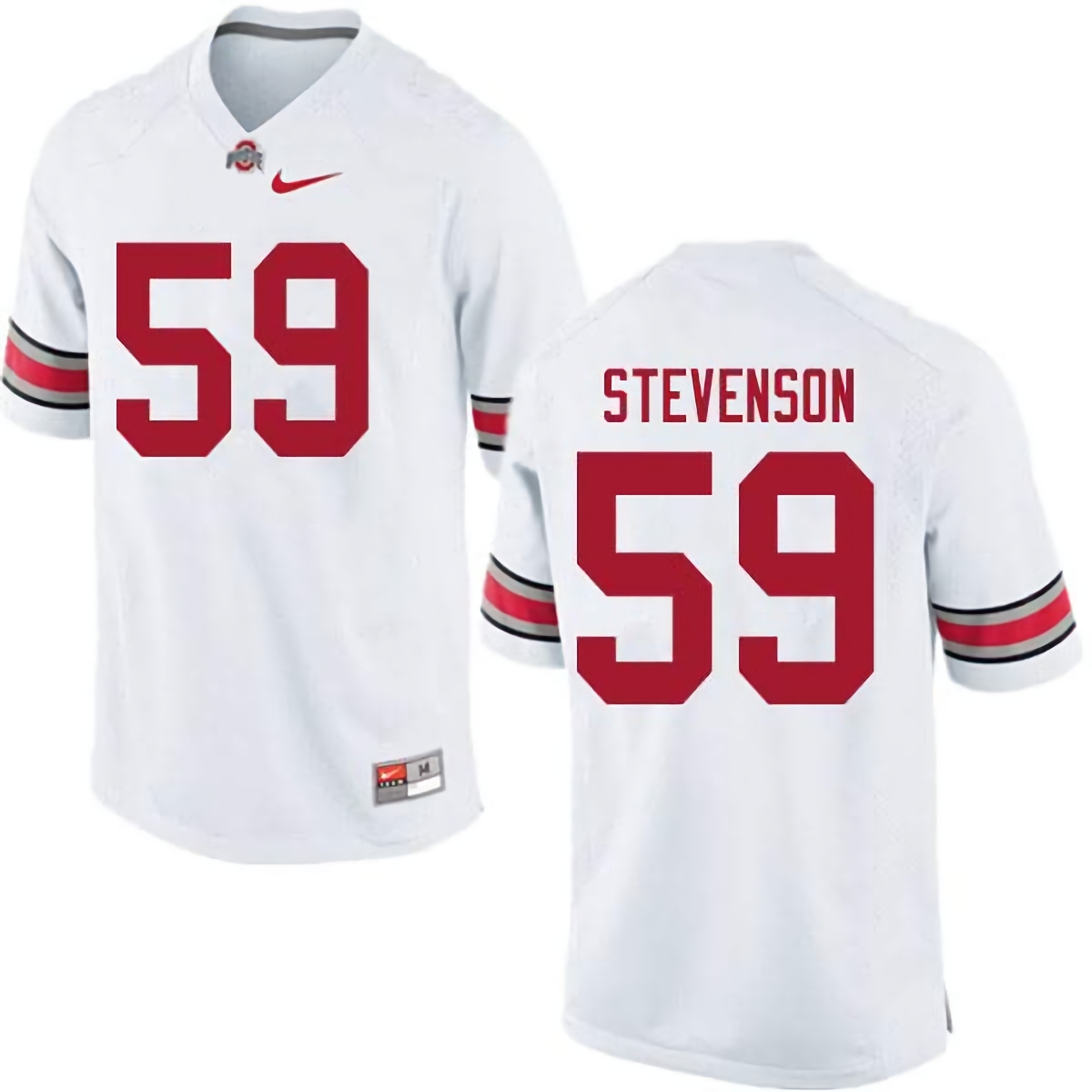 Zach Stevenson Ohio State Buckeyes Men's NCAA #59 Nike White College Stitched Football Jersey RZH4456VQ
